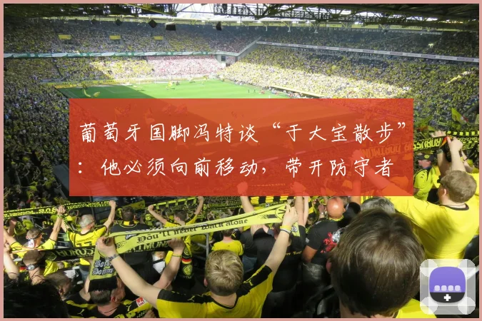 葡萄牙国脚冯特谈“于大宝散步”：他必须向前移动，带开防守者